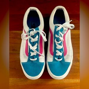 Vans Retro Sport Style 36 Caribbean Sea True White Miami Colorway Skate Shoes